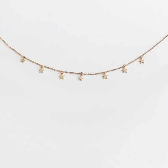 Star Choker Necklace (Gold) - Picture 3 of 3